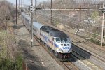 MARC train 610(7) at Chesaco Park, MD